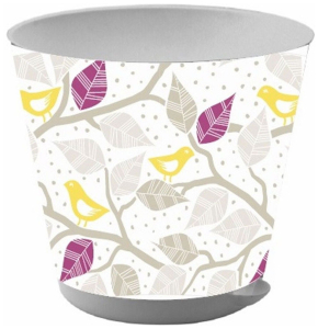 Горшок InGreen Крит d16 см 1,8 л полипропиленовый серый