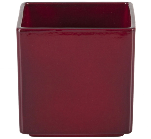 Кашпо Scheurich Дарк 994 d15 см керамическое красное