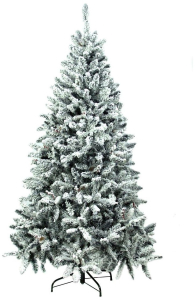 Искусственная ель Beatrees Snow Princess заснеженная с шишками и ягодами 210 см