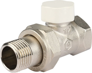 Клапан для радиатора латунь прямой 1/2" STOUT SVL