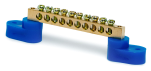 Шина нулевая REXANT на 2-ух угловых изоляторах 10ГР-П 6X9