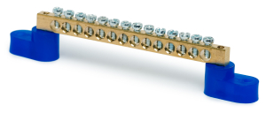 Шина нулевая REXANT на 2-ух угловых изоляторах 14ГР-П 6X9