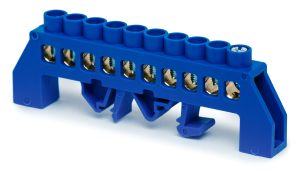 Шина нулевая REXANT на комбинированных изоляторах 10ГР 8X12