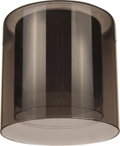 Плафон цилиндр 33 Идеи двойной стекло серый 13х13 см
