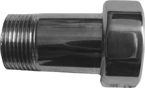 Муфта соединительная сталь хромированный Арго 1"х3/4"