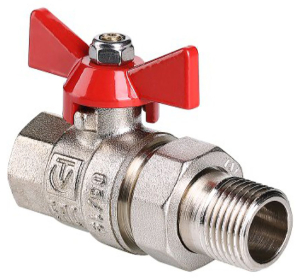 Кран шаровой латунь никелированные VALTEC Base AAV227005 3/4"