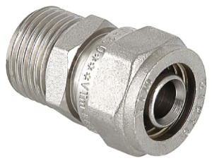Соединитель латунь никелированный VALTEC 3/4" x 26 см