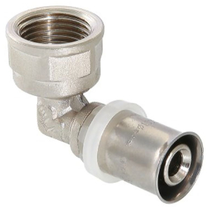 Угольник латунь никелированный VALTEC VTm.252.N 1/2" х 20 мм