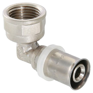 Угольник латунь никелированный VALTEC VTm.252.N 3/4" х 20 мм