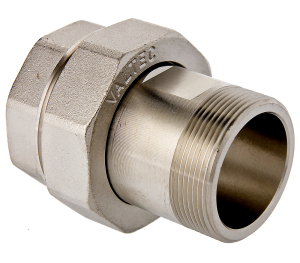 Сгон прямой латунь никелированная VALTEC 3/4"х 20 мм