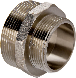 Ниппель переходной латунь никелированная VALTEC 1"-3/4"