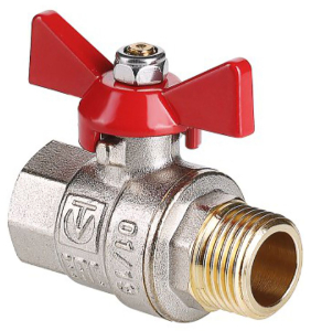 Кран шаровой латунь никелированный VALTEC Base AAV218005 3/4"