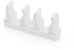 Опора для труб двойная PPR 25,  белый, RTP