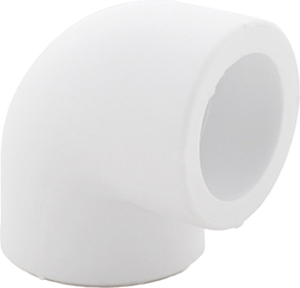 Угольник PPR  25х90, PN25 белый, RTP