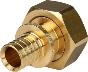 Переходник с накидной гайкой латунь STOUT 16xG 3/4"