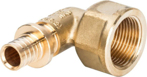 Угольник-переходник латунь STOUT 16xG 3/4"