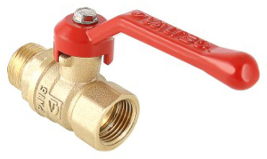 Кран шаровой латунь никелированный VALTEC СТАНДАРТ VT.121.G.04 1/2"