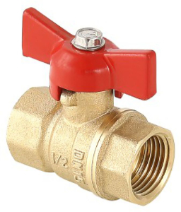 Кран шаровой латунь никелированный VALTEC СТАНДАРТ VT.122.G.04 1/2"