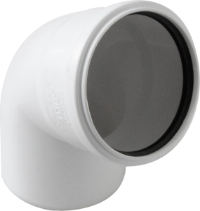 Отвод полипропиленовый Polytron Stilte Plus 58 мм 67 градусов