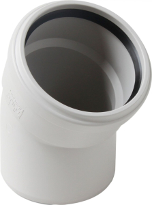 Отвод полипропиленовый Polytron Stilte Plus 110 мм 30 градусов