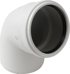 Отвод полипропиленовый Polytron Stilte Plus 110 мм 67 градусов