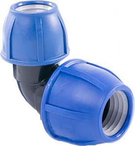 Отвод переходной компрессионный, полипропилен 32/25 для полиэтиленовых труб, RTP