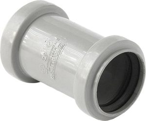 Муфта соединительная (с перегородкой) ВК ПП 32, серый, RTP