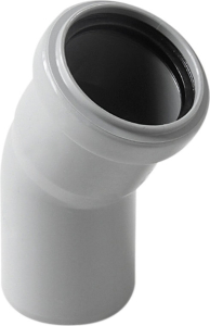Отвод ВК ПП 32х45, серый, RTP