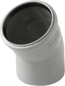 Отвод ВК ПП 110х45, серый, RTP