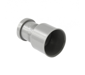 Переход с чугуна на пластик в комплекте с манжетой ВК ПП 50/75, серый, RTP