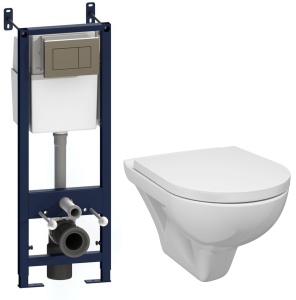 Комплект инсталляция с подвесным унитазом AM.PM Gem IS3901738P