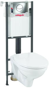 Комплект инсталляции c подвесным унитазом WIRQUIN Lineo Sunrise 55975002