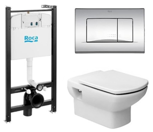 Комплект инсталляции с подвесным унитазом Roca Dama Senso 7.8931.0.409.0