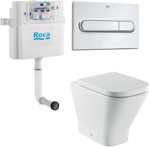 Комплект инсталляции с приставным унитазом Roca The Gap 7.893.109.000