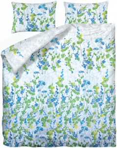 Комплект постельного белья Коллекция бязь двуспальный cветло-синий