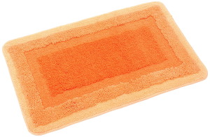 Коврик для ванной комнаты WESS Belorr 50 х 80 см ворсовый оранжевый