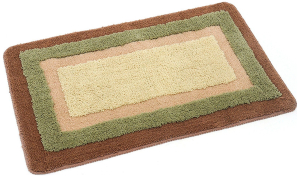 Коврик для ванной комнаты WESS Belorr 50 х 80 см ворсовый многоцветный