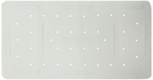 Коврик для ванной команты Bacchetta 72х37 см ячеистый белый