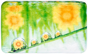 Коврик для ванной комнаты Sibo Etnika Поляна 80х50 см текстильный многоцветный