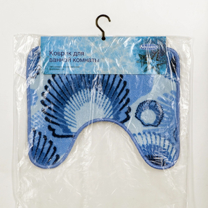 Коврик для туалета Aquarius 40х50 см ворсовый голубой