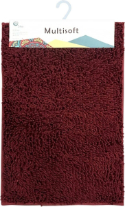 Коврик для ванной комнаты Sibo Multisoft 90х60 см ворсовой бордо