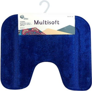 Коврик для туалета Sibo Multisoft 55х45 см ворсовой голубой