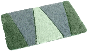 Коврик для ванной комнаты WESS RAINBOW 50х80 см ворсовый зеленый