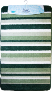 Коврик для ванной комнаты Aquarius GREEN 60х100 см ворсовый зеленый