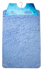 Коврик для ванной комнаты Aquarius Shaggy 60х90 см ворсовый голубой