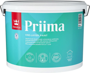 Краска интерьерная Tikkurila Priima белая 9 л