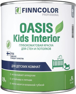 Краска для стен и потолков FINNCOLOR Oasis Kids Interior 710011985 0,9 л база C