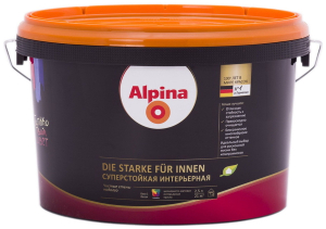 Краска интерьерная ALPINA Суперстойкая матовая База 1 белая 2,5 л