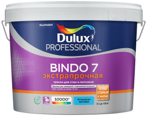 Краска интерьерная Dulux Bindo 7 матовая база BW 9 л