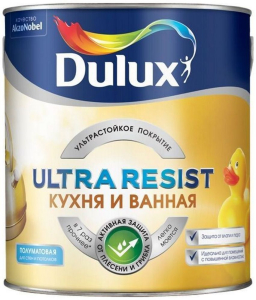 Краска интерьерная Dulux Ultra Resist полуматовая база BW 2,5 л